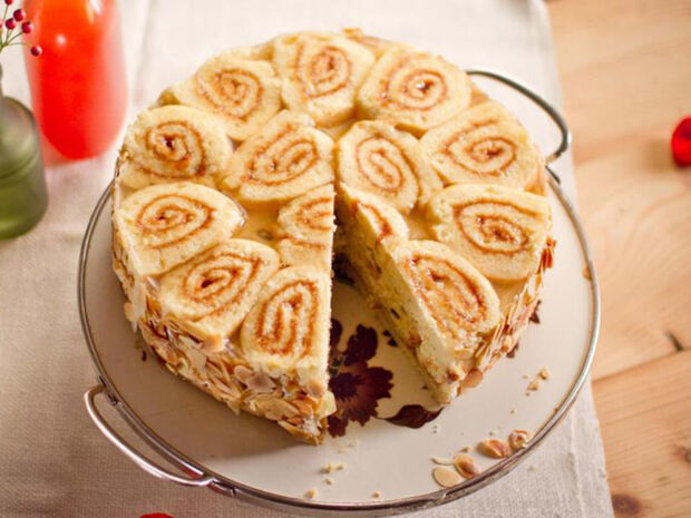 Apfel-Calvados-Torte Apfel-Calvados-Torte