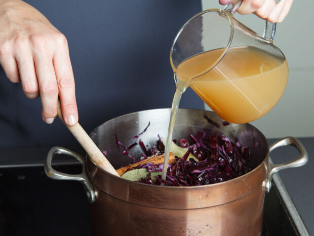Rotkohl kochen