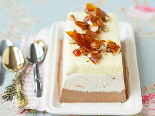 Parfait mit Mandeln und Zimt knusper-parfait