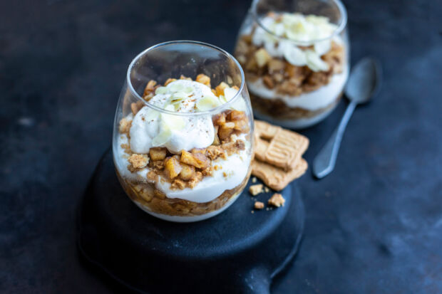 Bratapfeltiramisu mit Spekulatius Bratapfeltiramisu