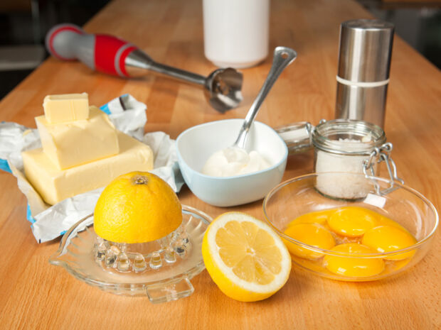 Zutaten für Blitz-Hollandaise