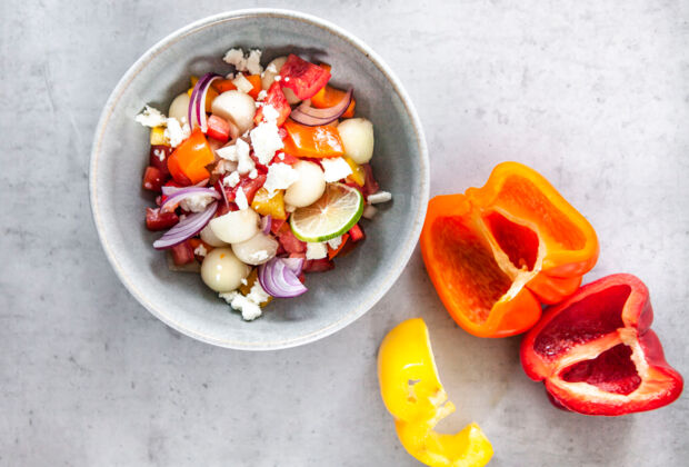 Mallorcasalat mit Honigmelone