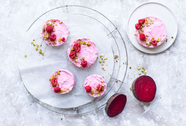 Rote-Bete-Cheesecake-Törtchen
