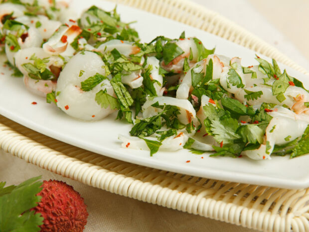 Litschisalat Salat aus Litschis