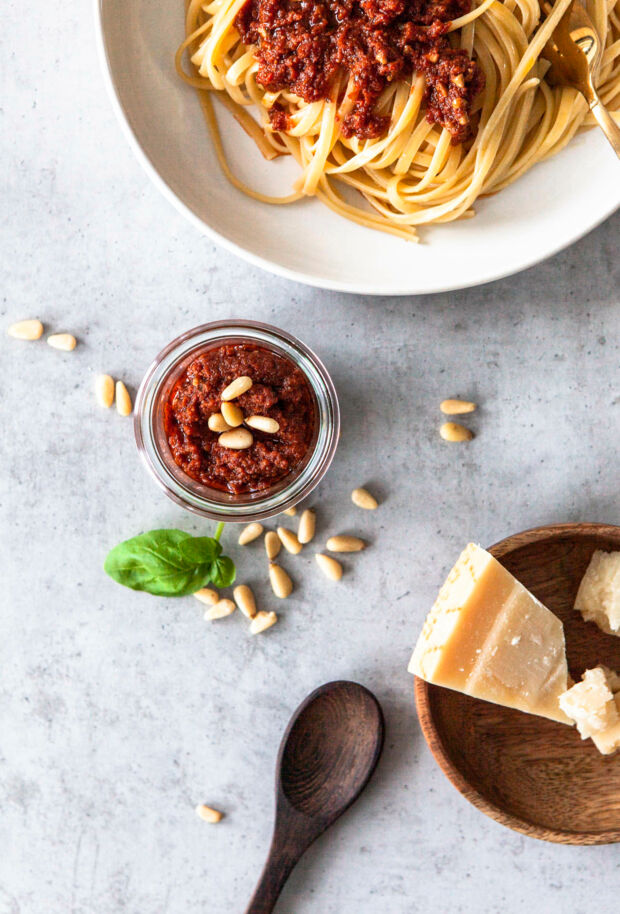 Rezept für Pesto Rosso | Kitchengirls Rezept für Pesto Rosso | Kitchengirls