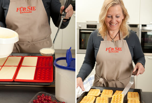 Waffeln Waffeln aus der Backform