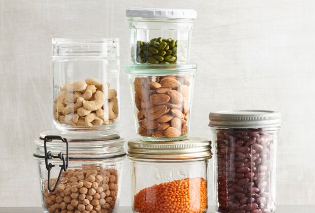 Vorräte in Gläsen