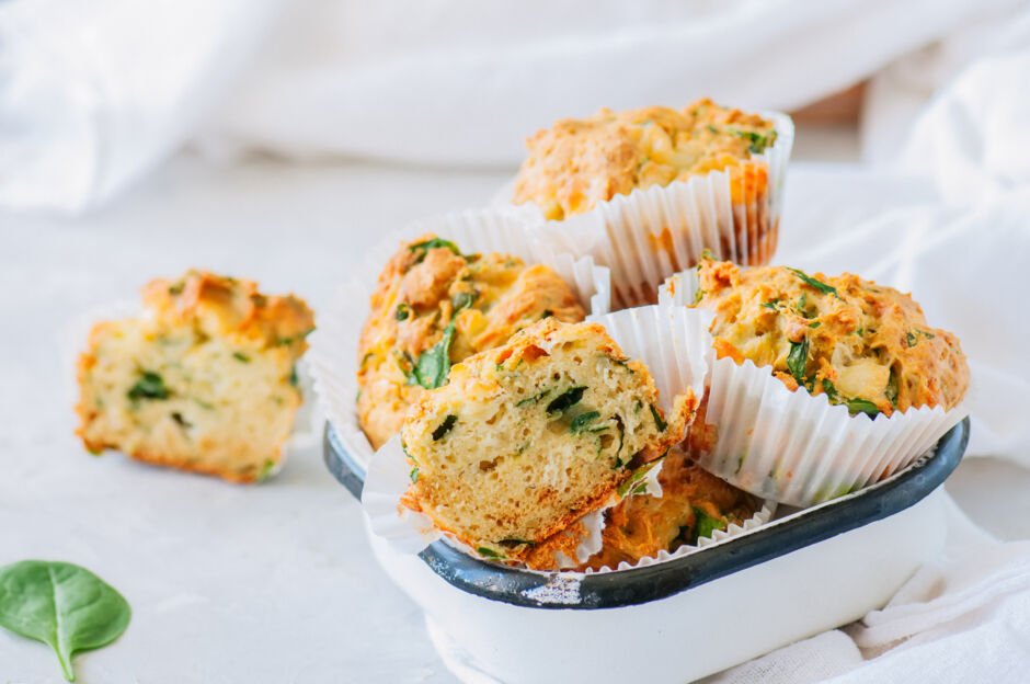 Herzhafte Spinat-Feta-Muffins | Kitchengirls Herzhafte Spinat-Feta-Muffins | Kitchengirls